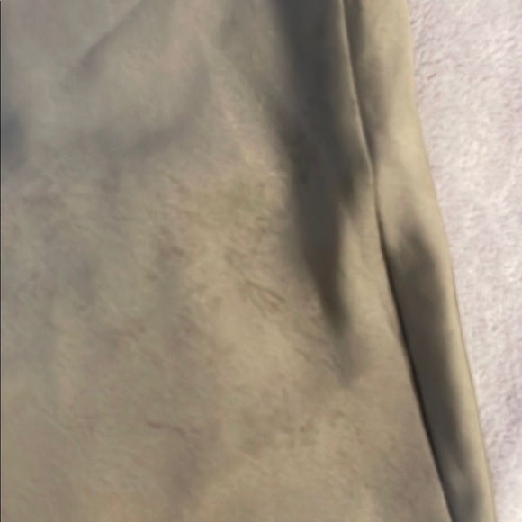 Renee C. Light Green Satin Top - Picture 8 of 10